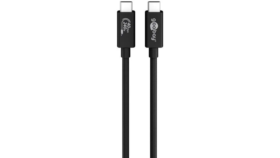 Sync i Charge kabel USB-C™, USB4™ Gen 3x2, 240 W, 0,7 m - Bild 1 von 1