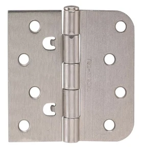 Cantidad de 2 nuevas bisagras Therma-Tru de 4" autoalineables de acero inoxidable níquel cepillado - Imagen 1 de 2