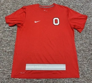 Ohio State Buckeyes Nike Dri-Fit T Shirt Mens XL Red - Picture 1 of 10