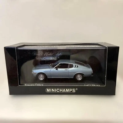Minichamps 1/43 Toyota Celica 1975 Light Blue Metallic Limited 1of2304 Mini Car - Immagine 1 di 4