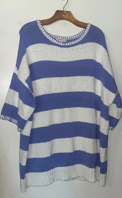 Suéter para mujer Cold Water Creek con hombro caído talla 2X Foto 1 de 4