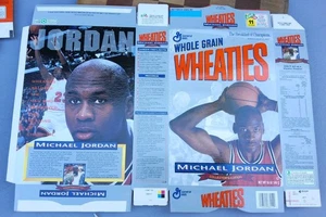 Michael Jordan 93 Wheaties Silver Box Edizione da Collezione NON CIRCOLATO NON PIEGATO  - Foto 1 di 2