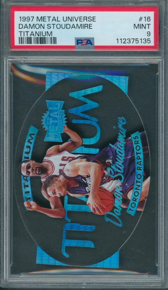 1997/98 Metal Universe титана #16 Damon Stoudamire PSA новом 9 * 5135 - Изображение 1 из 1