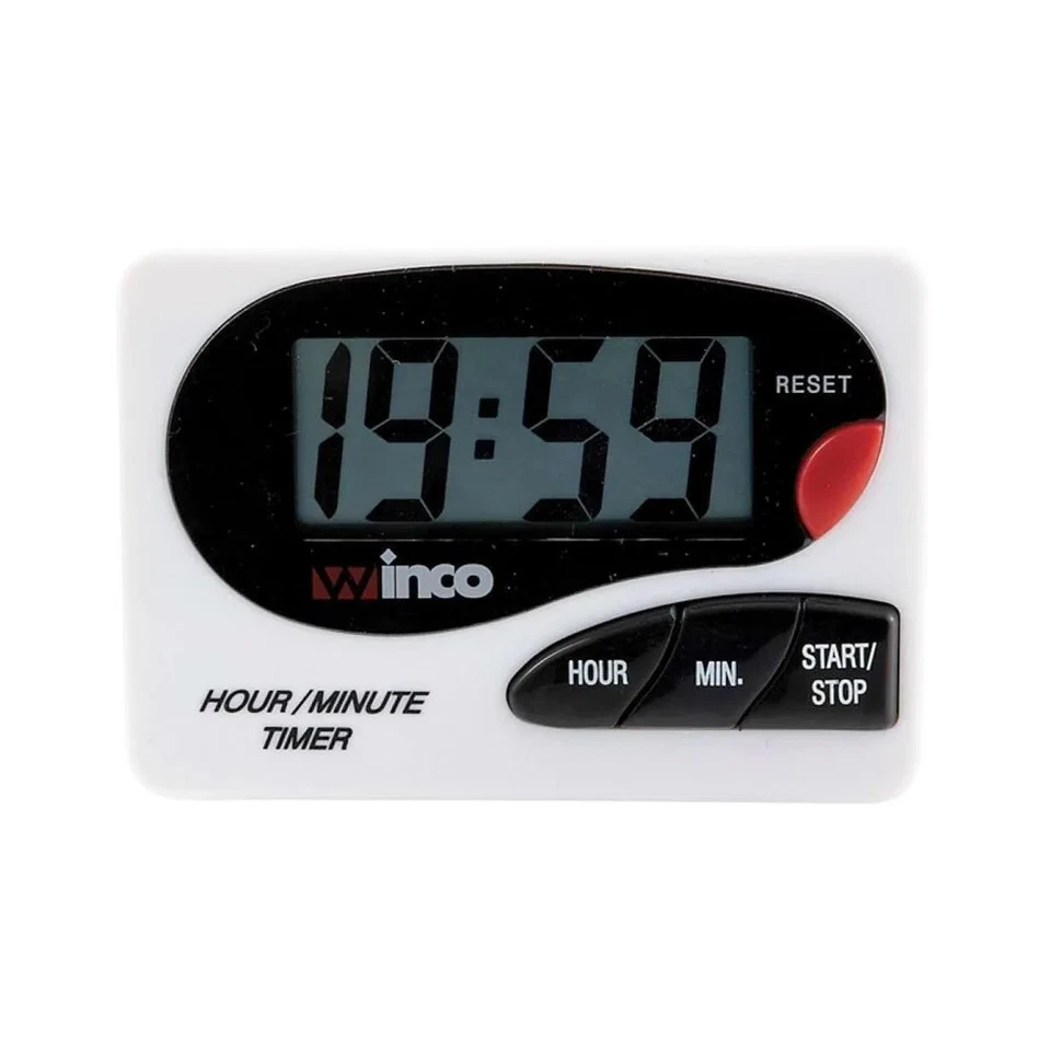 1 PC WinCo Digital Timer Large Hour Minute LCD Display Long Ring Tim-85d