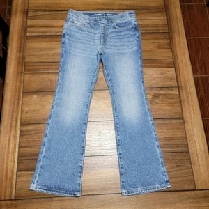 Old Navy Girls Boot Cut Denim Pull On Jeans - Size Large (10-12) - Picture 1 of 7