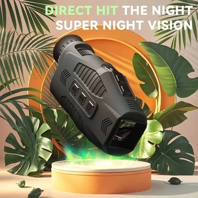 Monocular digital de visión nocturna 1080p imágenes térmicas infrarrojas para caza R11 Foto 1 de 4