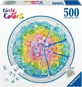 Circle of Colours: Rainbow Cake Jigsaw Puzzle 500pc - Picture 1 of 2