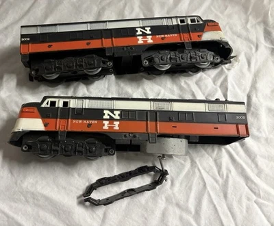 Marx Train NEW HAVEN E7 EMD Diesel Locomotive Engine 2002 2 UNITS See Photo - Image 1 of 4