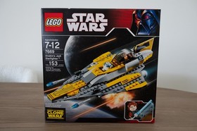 LEGO Star Wars: Anakin's Jedi Starfighter (7669) Rare Black Box US First Edition