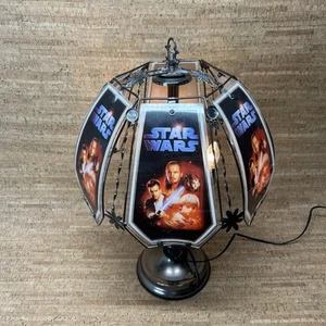 Vintage 1990s Star Wars Lamp Brass Touch Lamp Rare Tested Works - Picture 1 of 3