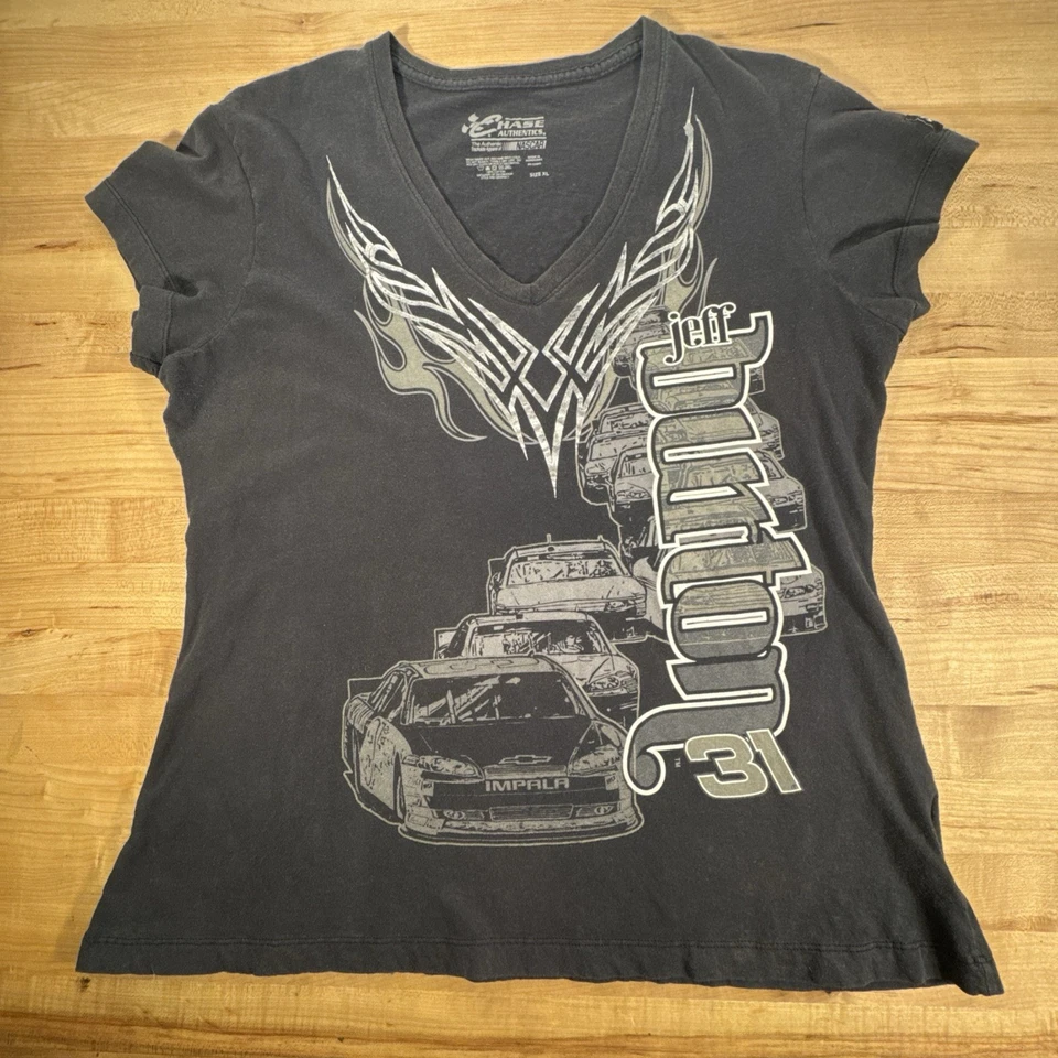 Camiseta Chase Auténtica Trackside NASCAR Jeff Burton Gráfica Para Mujer Talla XL Foto 1 de 4