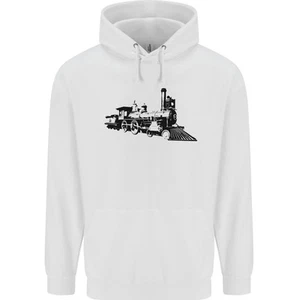 Trains Locomotive Steam Engine Trainspotting Childrens Kids Hoodie - Picture 1 of 29
