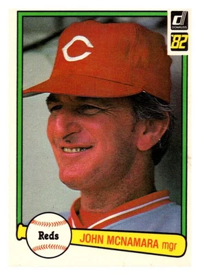 1982 Donruss #526 John McNamara - Image 1 of 2