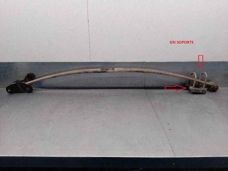 2K5511151E blattfeder hinten für VOLKSWAGEN CADDY FURGON KOMBI 2.0 2015 5126322 - Bild 1 von 4