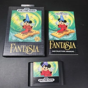 Fantasia (Sega Genesis, 1991) Authentic CIB gereinigt und getestet - Bild 1 von 4