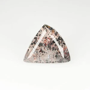 9.27 Ct Perfect Trillion 14.7 x 14.5 MM 100% Natural Brazil STRAWBERRY QUARTZ !! - Picture 1 of 5
