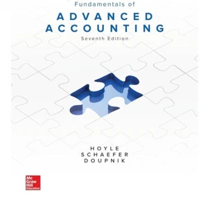 Fundamentals of Advanced Accounting, Hardcover by Hoyle, Joe B.; Schaefer, Th... - Picture 1 of 7