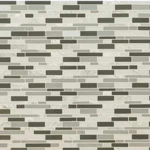 MSI Positano Interlocking 11.75in x 13.5in Textured Glass Patterned Look Wall - Picture 1 of 2