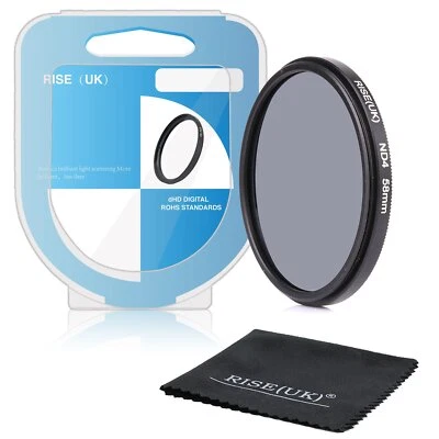 58mm Neutral Density ND4 Filter for Nikon Camer camera lens With case & cloth - Image 1 of 4