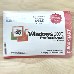 Microsoft Windows 2000 Professional Reinstallation CD Dell PC "only" W2K SP2 New - Picture 1 of 6