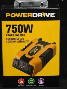 PowerDrive - PD750 - 750W Wechselrichter mit 4 AC,Std USB 2.4A & USB-C 3.0A - Bild 1 von 3
