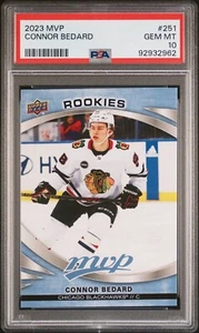 2023-24 Upper Deck MVP #251 CONNOR BEDARD Rookie Redemption SSP RC PSA 10 - Picture 1 of 4
