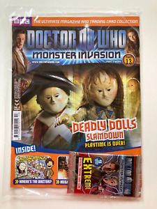 Doctor Who Monster Invasion Magazine & Trading Cards Part 13 Sealed