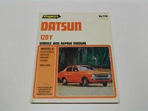 Gregory's No 111A Datsun 120Y 1974/1979 Service and Repair Manual - Picture 1 of 8