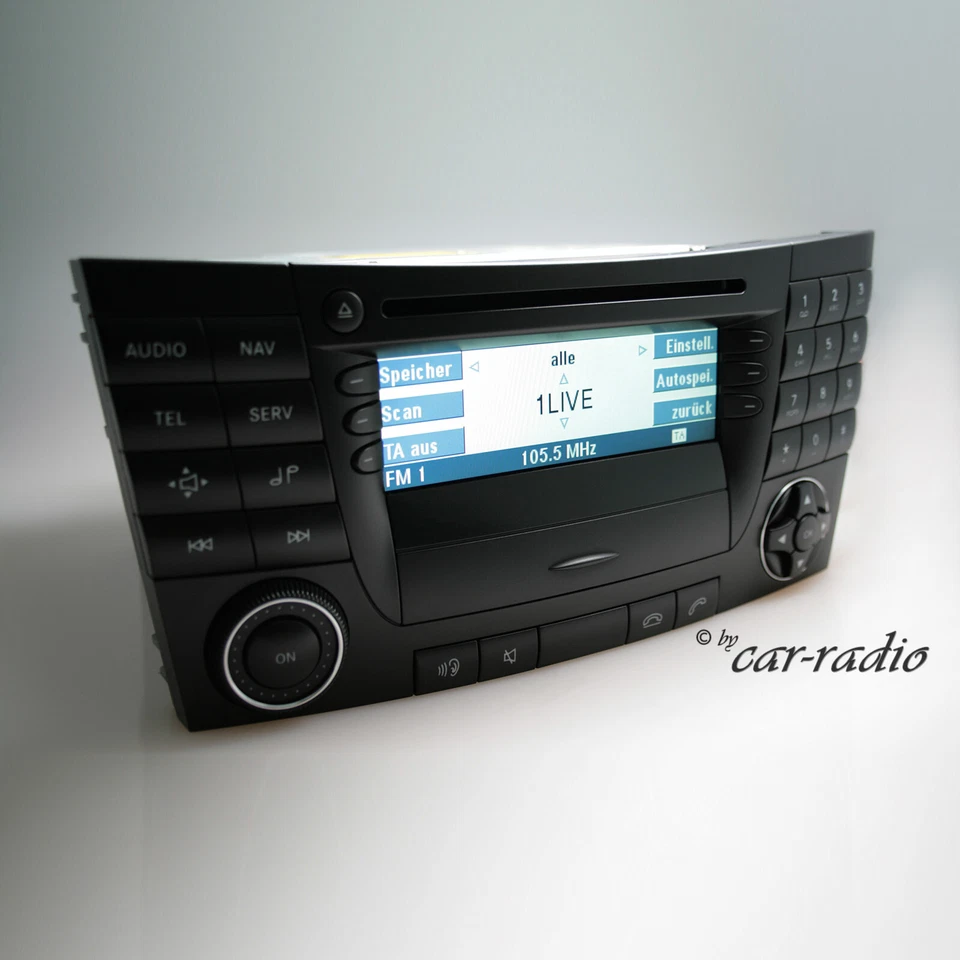 Mercedes W211 Radio Audio 50 APS BE7036 CD S211 Autoradio E-Klasse Navigation - Bild 1 von 4