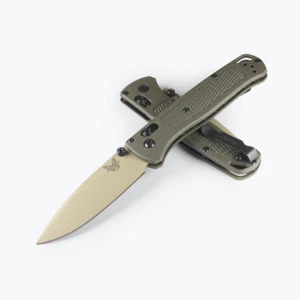 Benchmade Bugout Pocket Knife S30V Blade - Dark Olive Grivory Handle - 535TN-11 - Picture 1 of 1