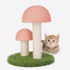 Pilzform Kratzbaum mini Kratzsäule Katzenspielzeug Sisalstamm Kätzchen süß  E1T1