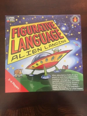 Lenguaje figurativo aterrizaje alienígena habilidad de lectura RL 2.0-3.5 nuevo sellado Foto 1 de 3