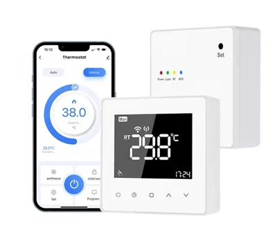 WiFi RF Smart Thermostat Gas Boiler Raum Heizung Temperatur Controller App - Bild 1 von 4