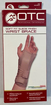 OTC Wrist Brace with Removable Splint and Moisture Wicking Material Size Small - Image 1 of 4