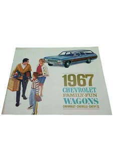 Original 1967 Chevrolet Station Wagon Sales Brochure 67 Chevy II Chevelle fc3 - Picture 1 of 7