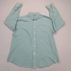 Dockers Shirt Mens Large Green Button Up Comfort Casual Stylish Standard Fit - Picture 1 of 7