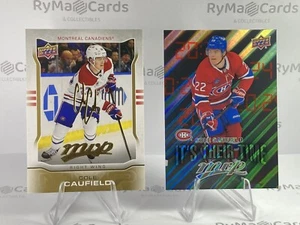 Cole Caufield 24-25 Upper Deck Jugador Más Valioso 10 Aniversario #MR-22 Oro Su Tiempo #IT-5 - Imagen 1 de 7