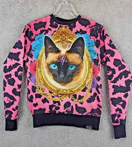 Killstar Longsleeve Shirt Pentagram Cat RARE PRINT Goth Skater Punk Witchcraft - Bild 1 von 9
