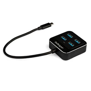StarTech HB31C4AB 4 Port USB C Hub - USB-C to 4xUSB-A - 10Gbps USB 3.2/3.1 Gen 2 - Picture 1 of 5