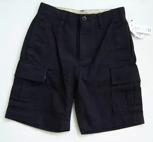 NEW #976962 Gap Kids Uniform Boys True Navy Cargo Shorts: 6 Husky, 18 Slim - Picture 1 of 3