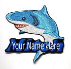 Patch personnalisé Shark à repasser avec nom personnalisé gratuit