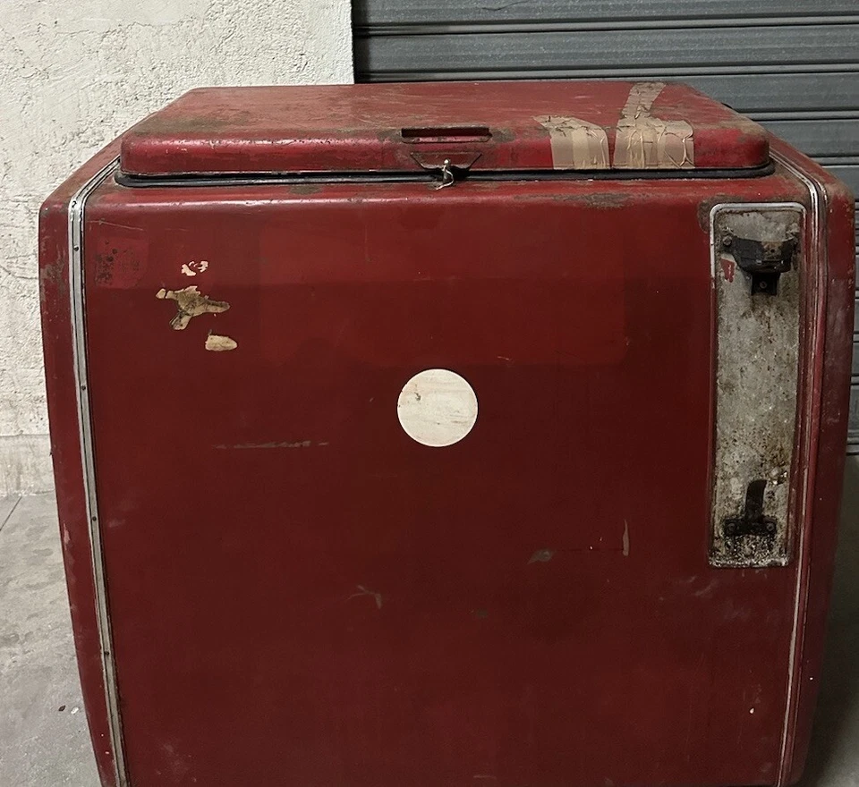 Ghiacciaia originale FRIGO Coca Cola FRIGORIFERO anni 60 vintage Modernariato  - Immagine 1 di 4