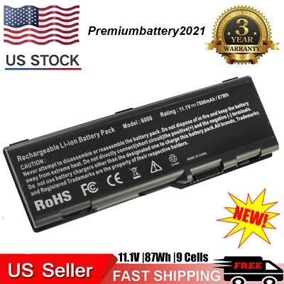 Аккумулятор 87 Втч для Dell Inspiron 6000 9200 9300 9400 E1705 XPS поколение 2 D5318 YF976 - Изображение 1 из 4