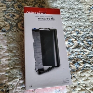 Office Depot Brother PC-401 Plain Paper Fax Cartridge, Fax 560,580 MC,MFC 660MC - Picture 1 of 4