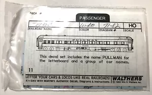 HO Scale Decals Walthers 1983 71-82 NYC White #71820-NEW SEALED - Picture 1 of 2