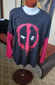 NEW Marvel Deadpool Longsleeve Shirt Size Men's XL - Picture 1 of 4