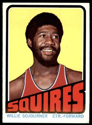 1972-73 Topps Willie Sojourner Virginia Squires #232 EX-EXMT - Image 1 of 2