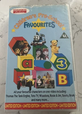 WOOLWORTHS Exclusive Children's Pre-School FAVOURITES VHS Limited Edition 1983 - Image 1 of 4