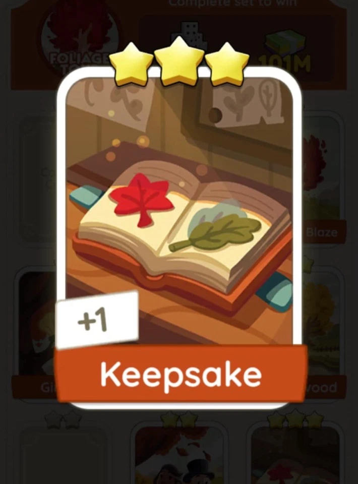 Keepsake - Monopoly!!! 3⭐️ Cozy Comforts  Album - Image 1 of 1