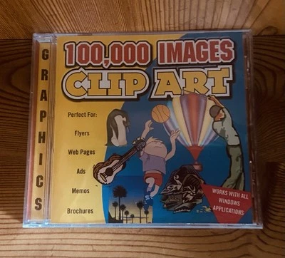 100,000 Clip Art Images’ COMPUTER SOFTWARE/CD ROM (Sealed) - Image 1 of 3